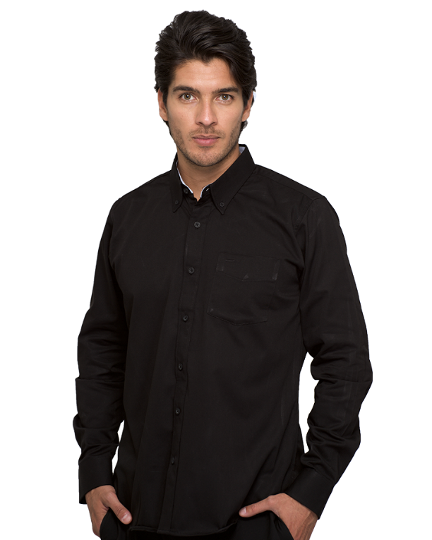 CAMISA GABARDINA B&W