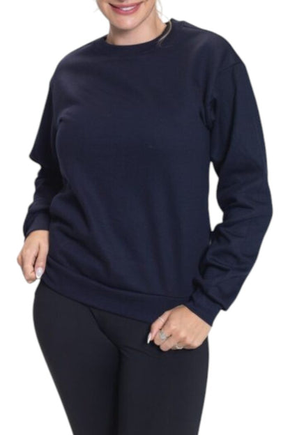 SUDADERA CUELLO REDONDO PZZA