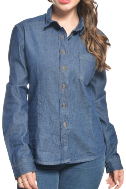 CAMISA MEZCLILLA