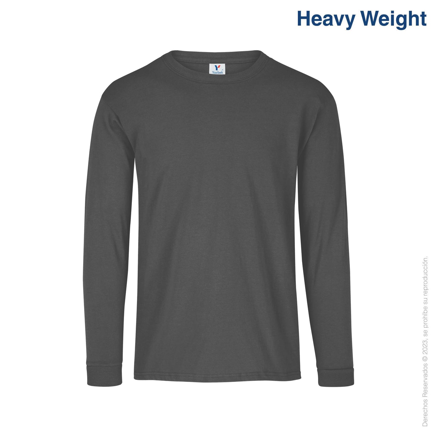 Playera Cuello Redondo Manga Larga Caballero