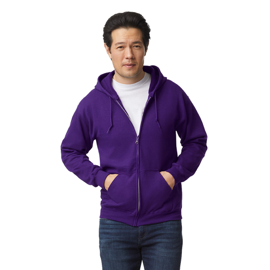 SUDADERA GILDAN C/ CIERRE