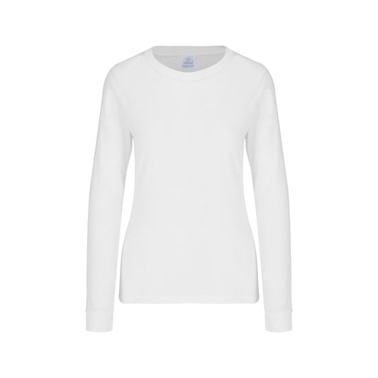 Playera Cuello Redondo Manga Larga Dama