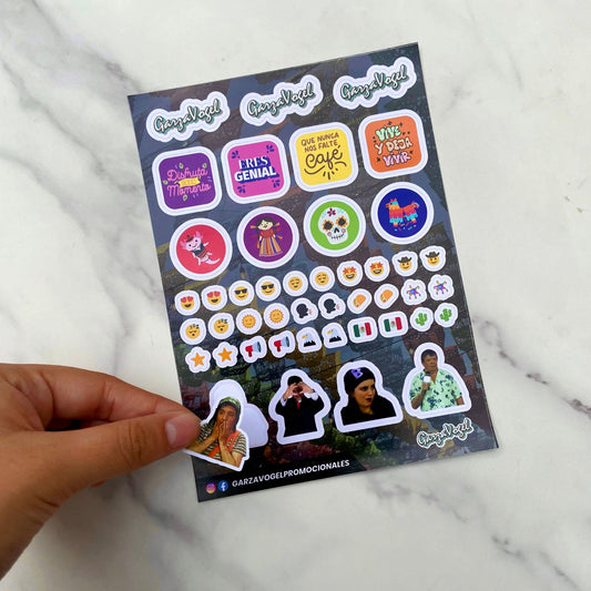 Planilla Stickers