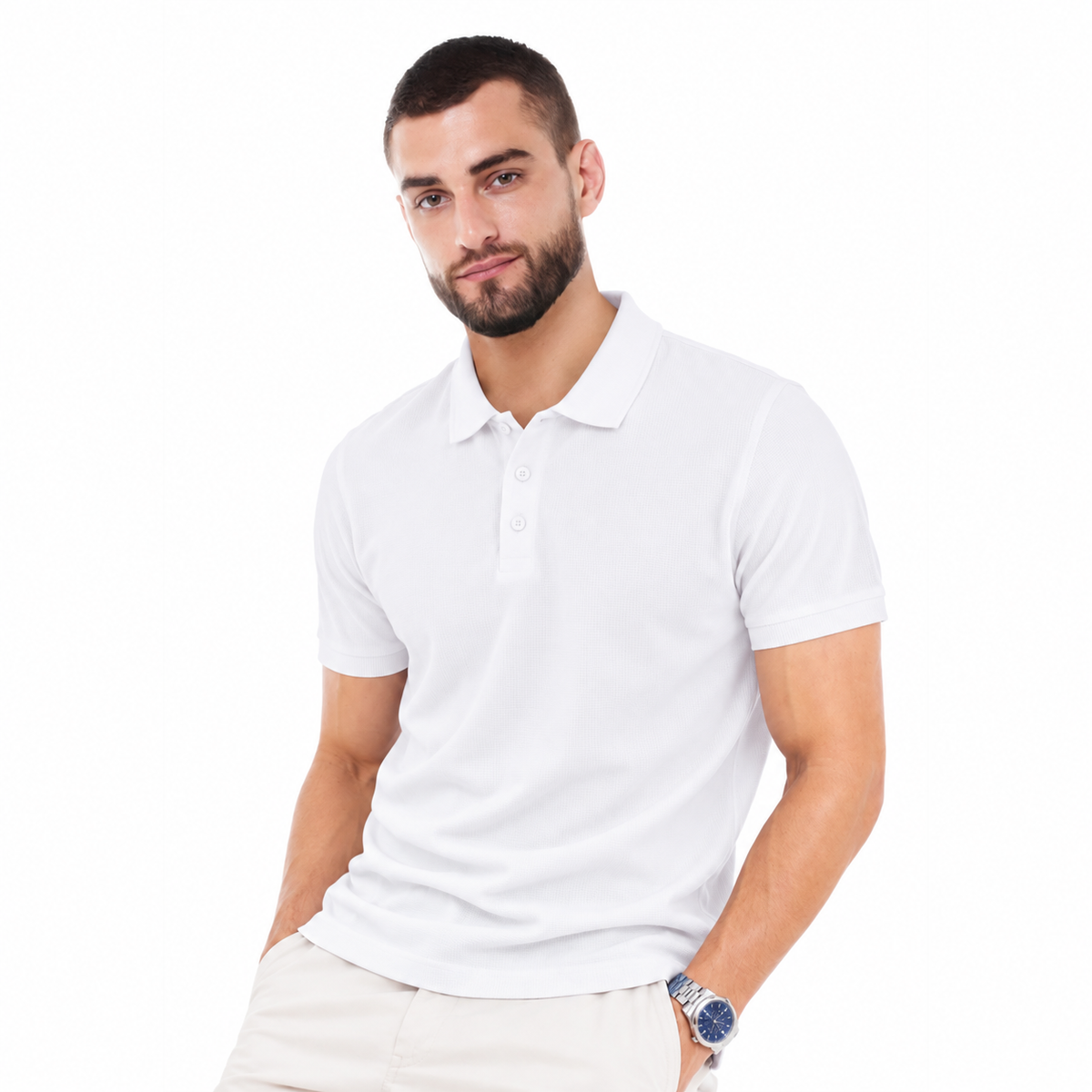 POLO MICRO WAFFLE PLAYERYTEES