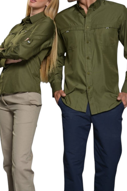 CAMISA PESCADORA MANGA LARGA PZZA