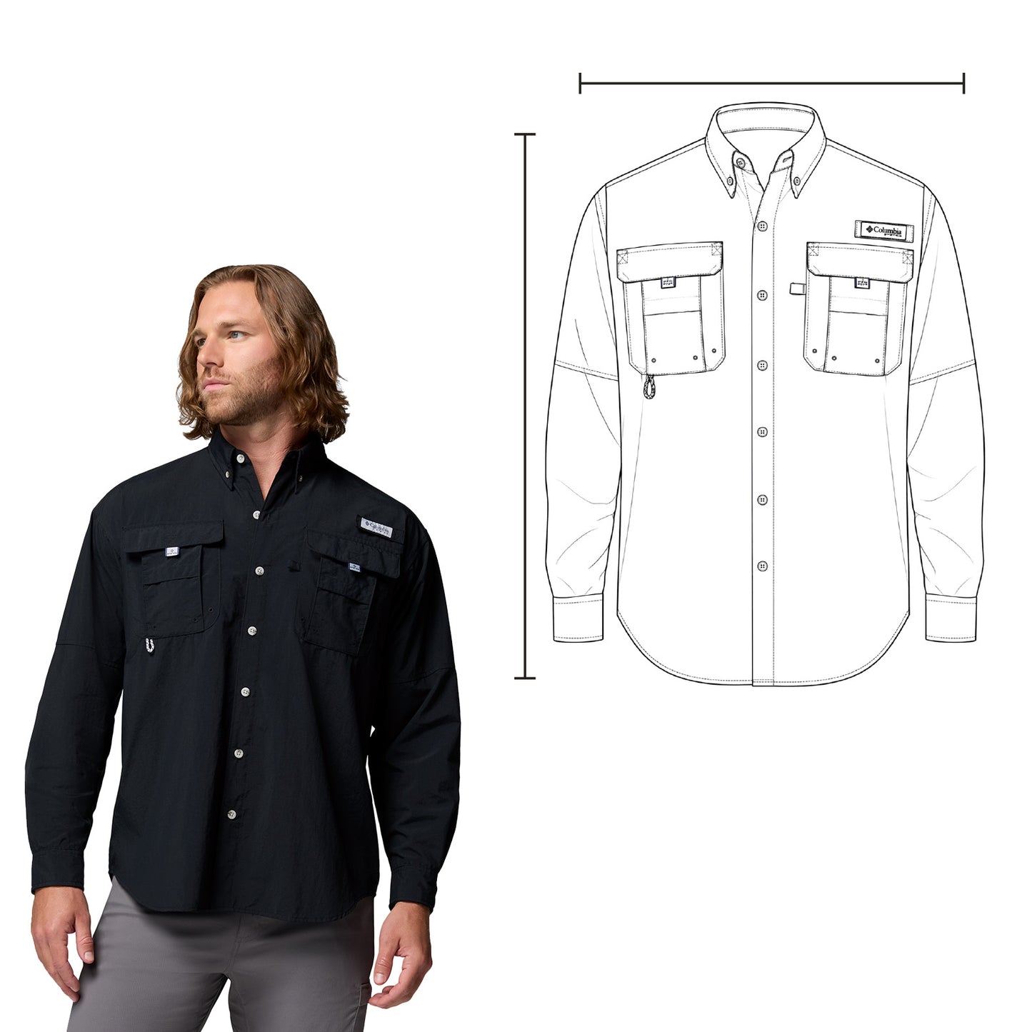 P2 BAHAMA MEN ML NEGRO-MEDIUM