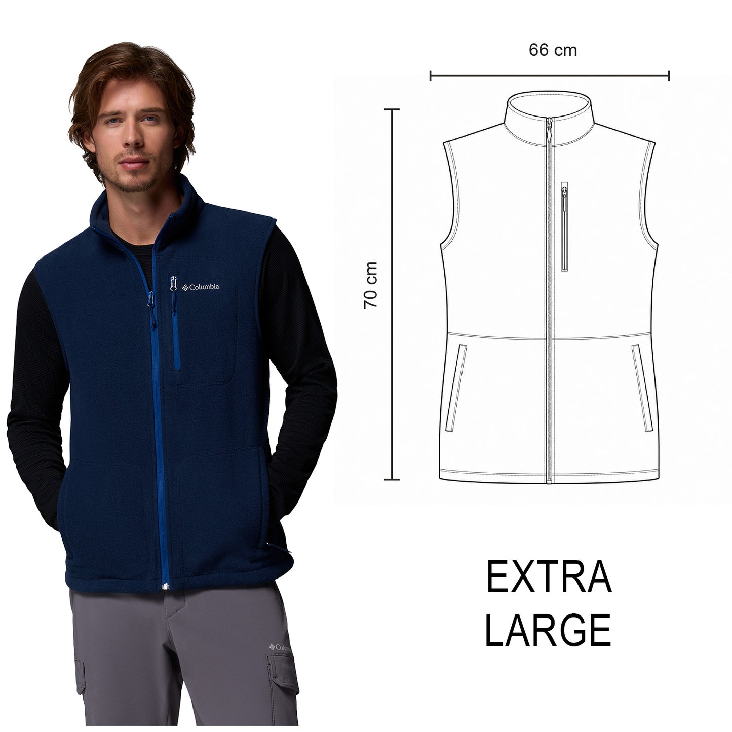 P2 FAST TREK VEST AZUL-XL