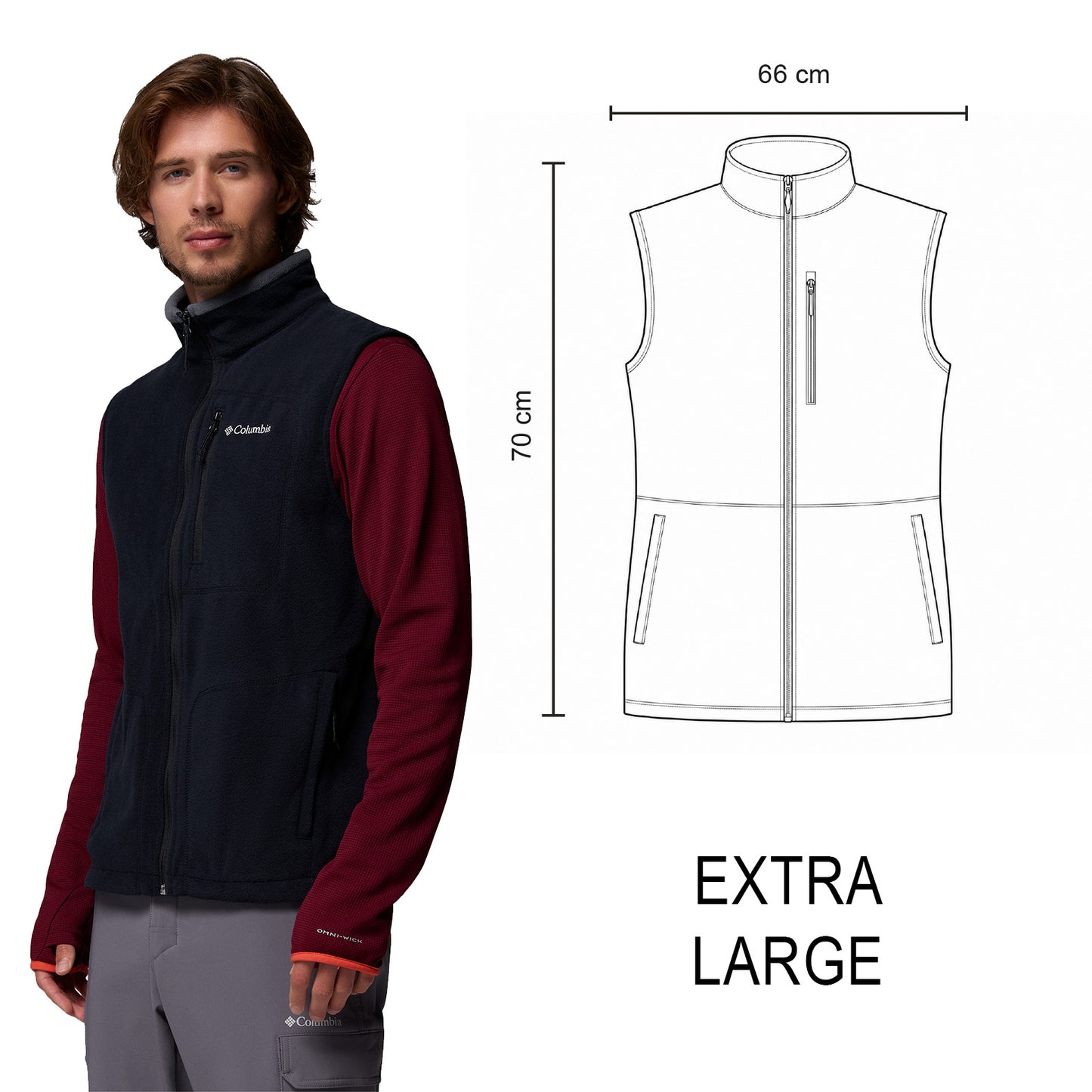 P2 FAST TREK VEST NEGRO-XL