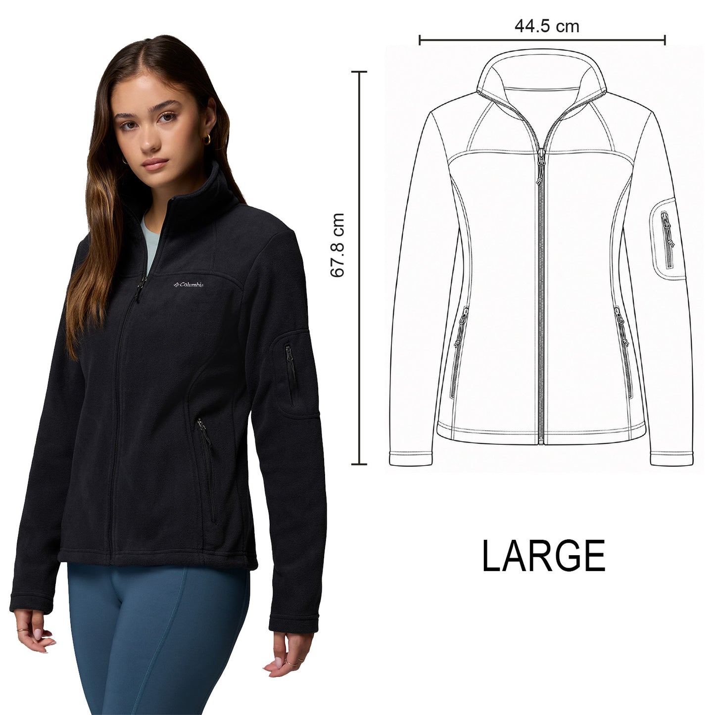 P2 FAST TREK WOMEN NEGRO-LARGE