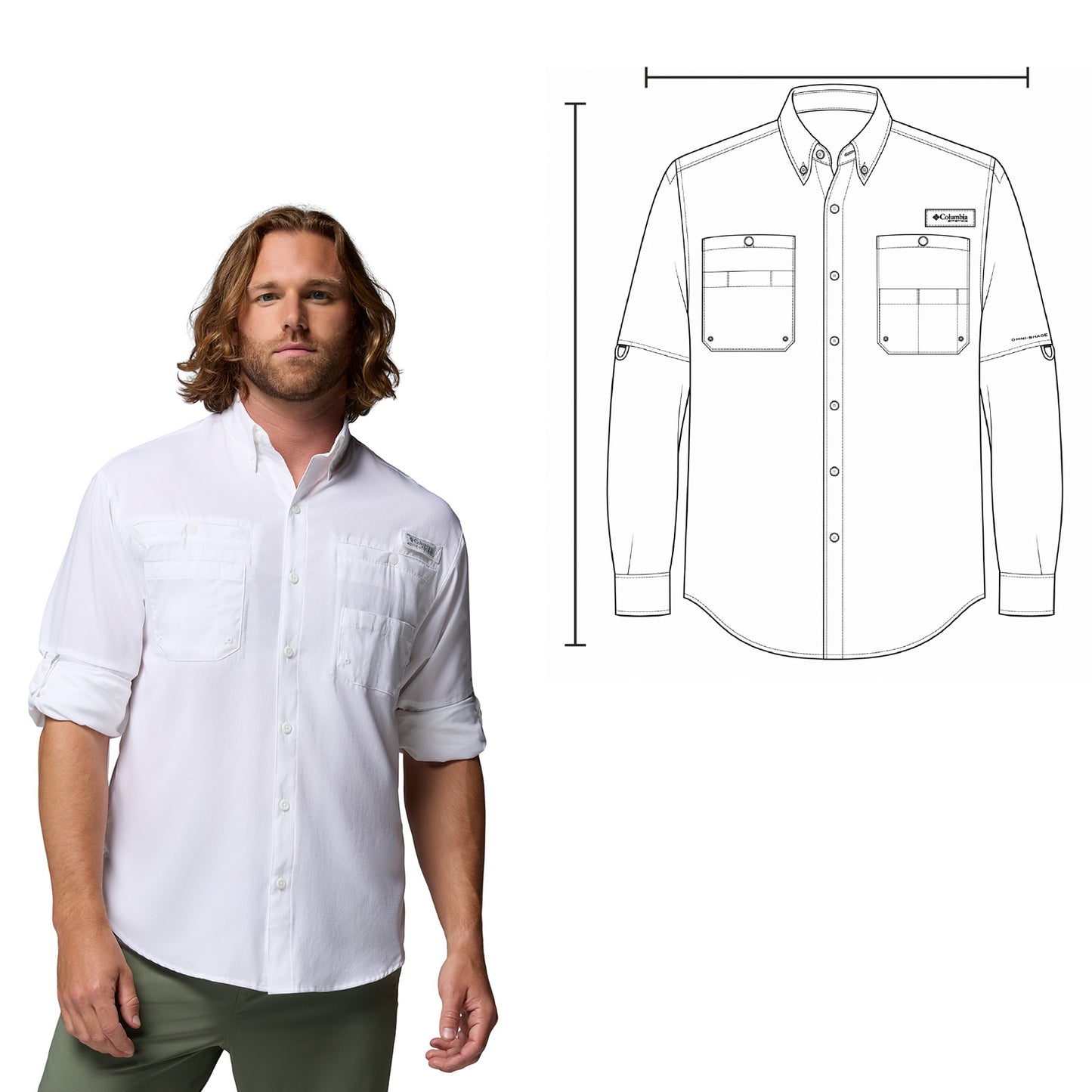P2 TAMIAMI MEN ML BLANCO-XL