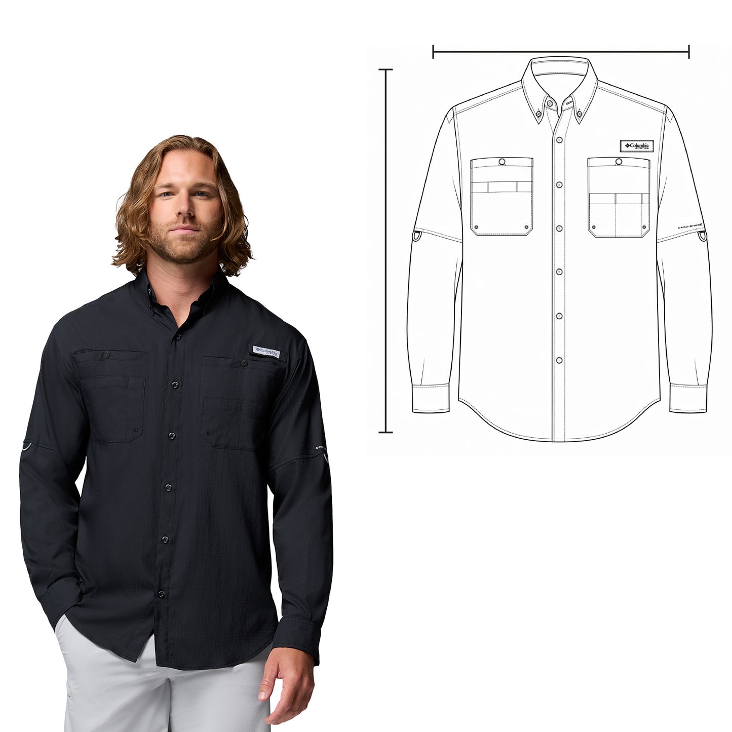 P2 TAMIAMI MEN ML NEGRO-SMALL