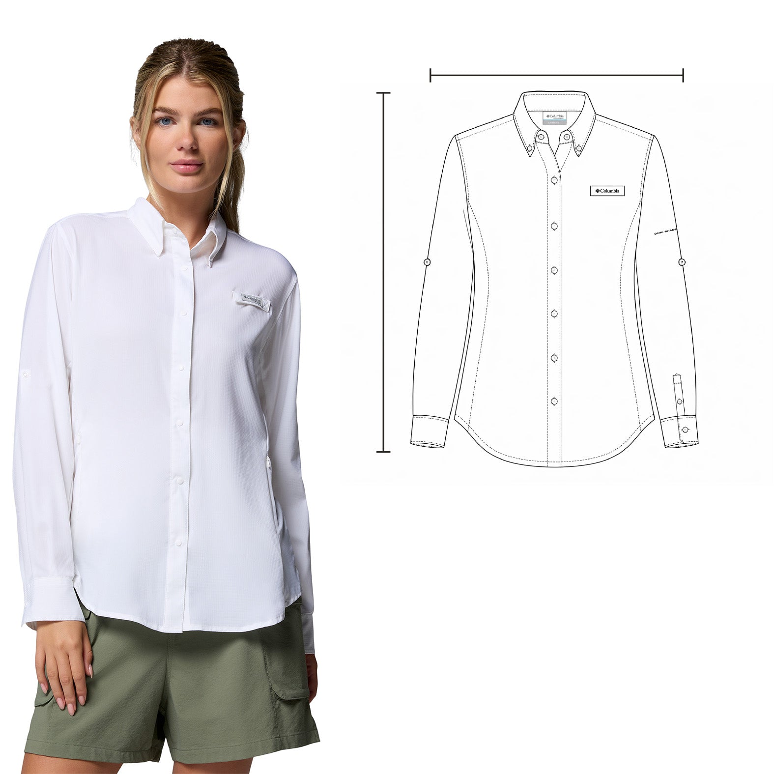 P2 TAMIAMI WOMEN ML BLANCO-SMALL